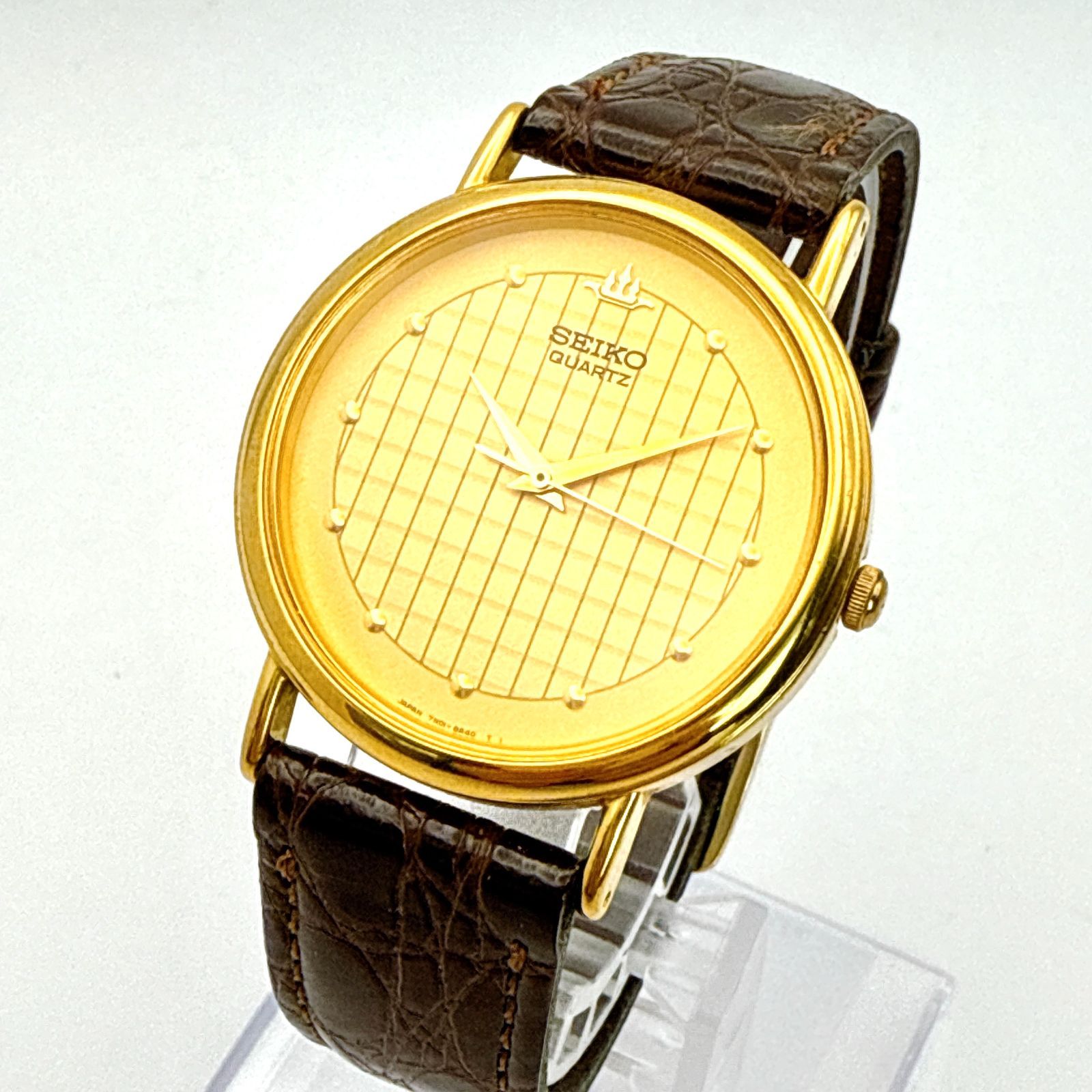 B075【稼働・美品・ヴィンテージ】SEIKO セイコー オールゴールド