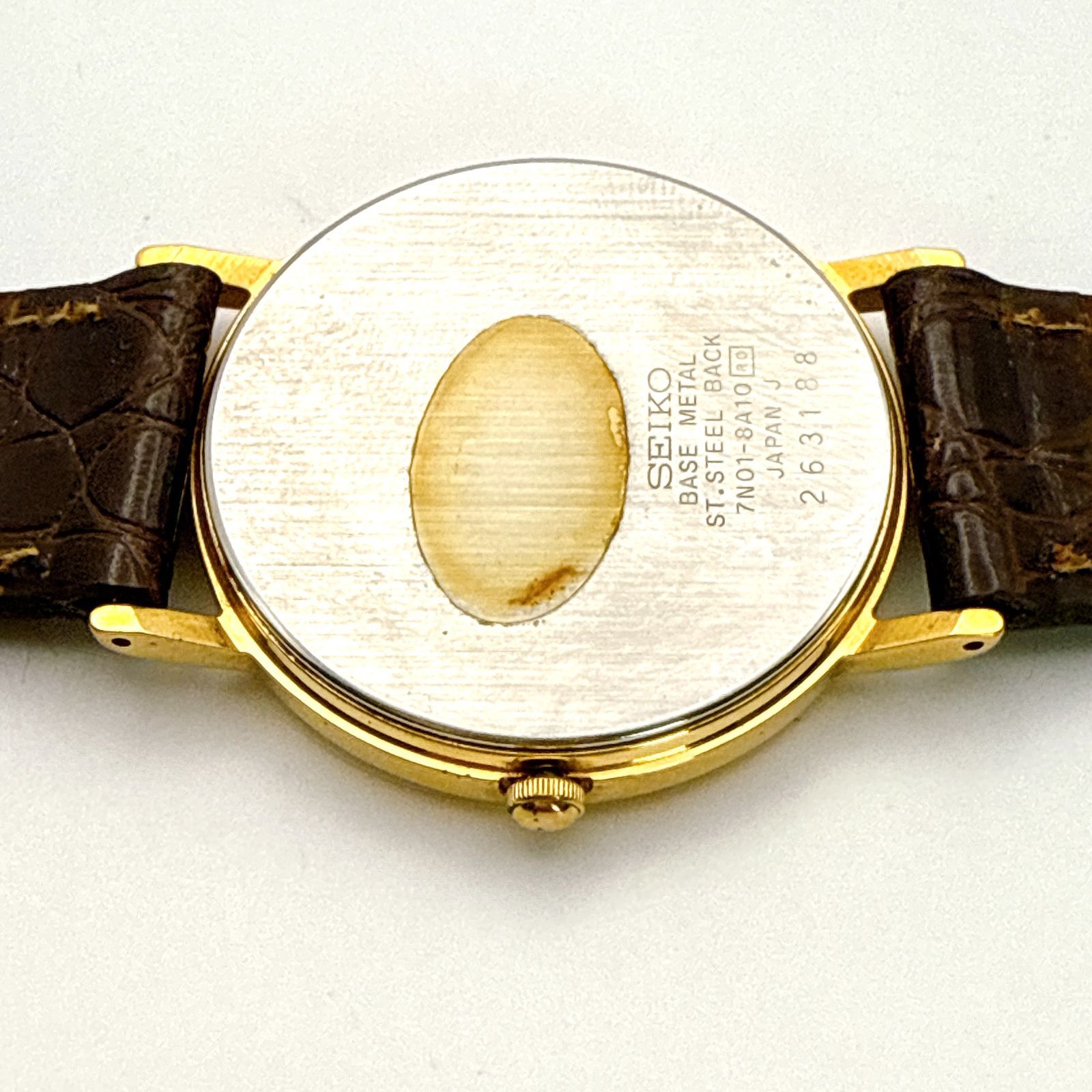 SEIKOヴィンテージゴールドウォッチ B075【稼働・美品・ヴィンテージ】SEIKO セイコー オールゴールド