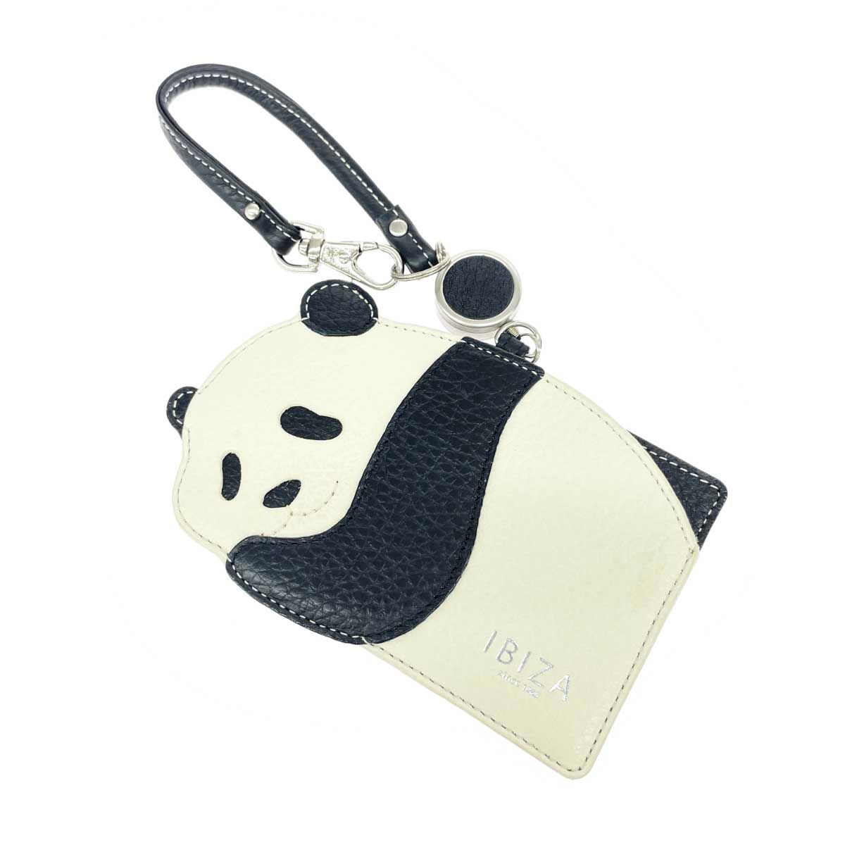 IBIZA イビサ パスケース パンダ ブラック ホワイト レディース