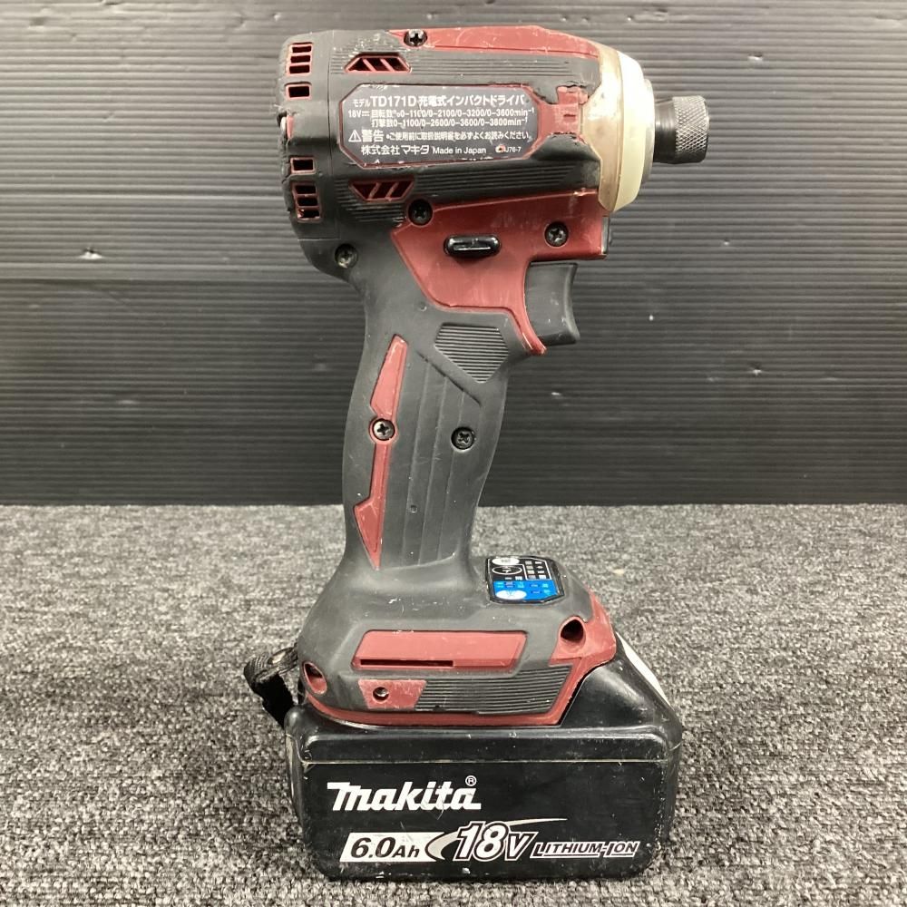マキタ makita 18 V充電式インパクトドライバ バッテリ付 202