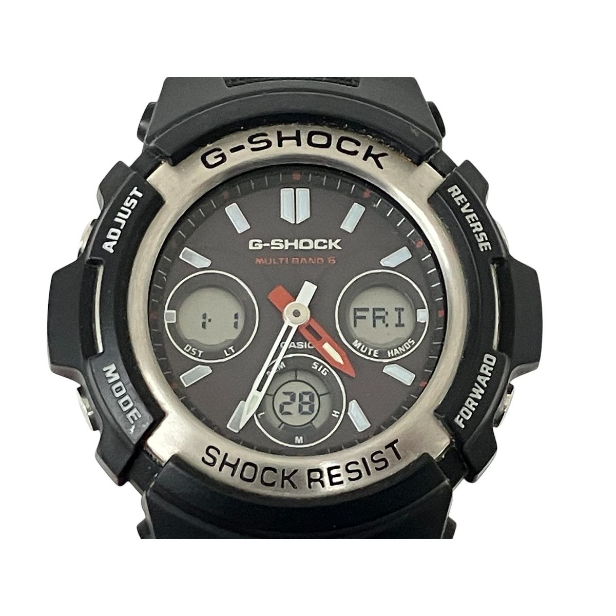CASIO AWG M 100 A G SHOCK ソーラー ブラック メンズ 腕時計