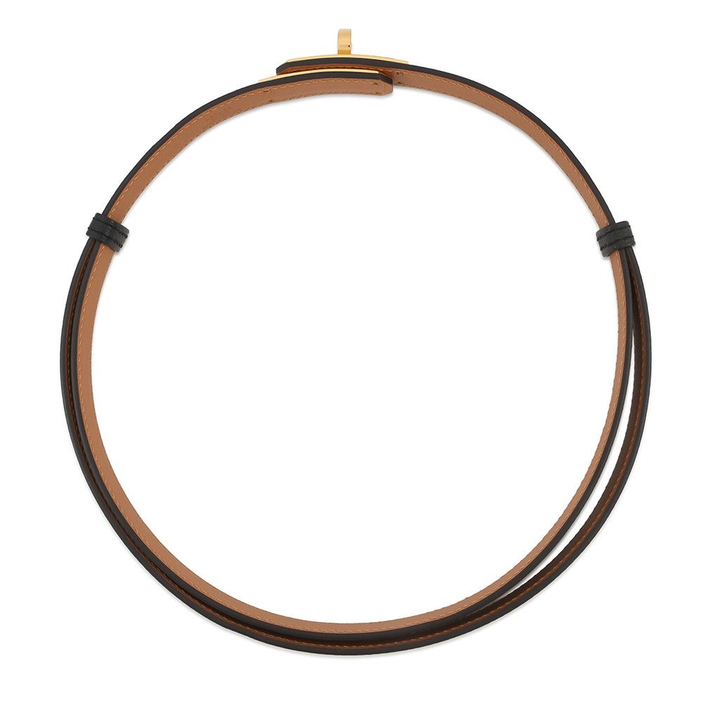  エルメス ケリーベルト ブラック ゴールド金具 エプソン K刻印 HERMES 黒 ベルト 小物