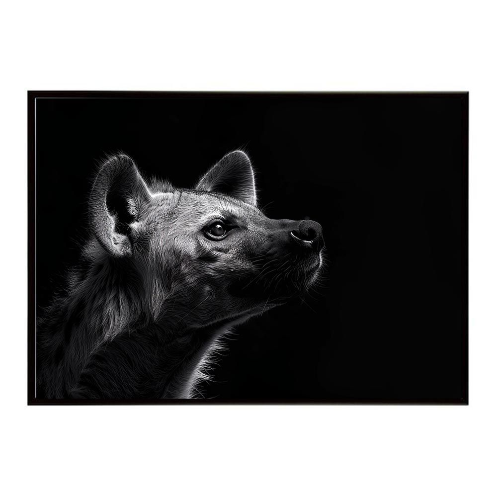 【A2サイズ（約42x59cm）】【lh-poster-6589】Hyena ハイエナ ヒヒ サバンナ アフリカ 草原 自然 ネイチャー 動物 アニマル 野生動物 写真 犬 コヨーテポスター インテリア フォト