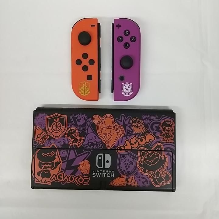 東店36-2714-2512 店舗併売 NintendoSwitch有機ELモデルスカーレット バイオレットエディション