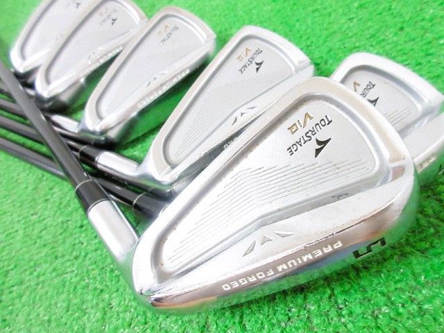 ブリヂストン ツアーステージ ViQ フォージド アイアンセット 6本 5 Pw TSI 60 S