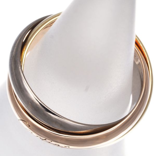 カルティエ トリニティリング スリーカラー クラシック 49号 K18YG/WG