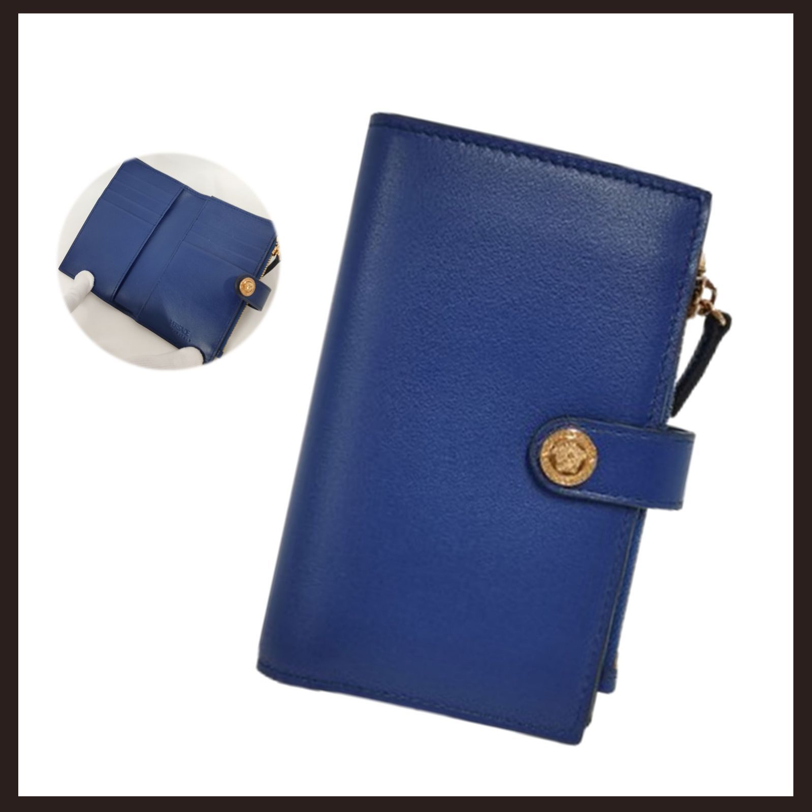 新品 未使用 VERSACE メドゥーサビギー コンパクトウォレット 折財布