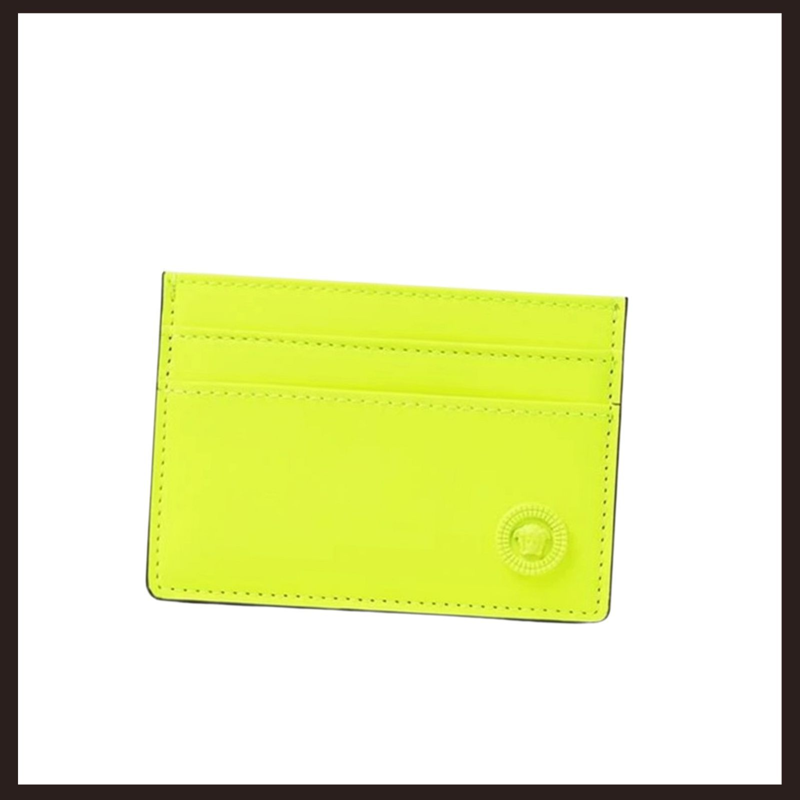 ヴェルサーチェ メドゥーサ ビギー カードケース イエロー VERSACE ベルサーチェ