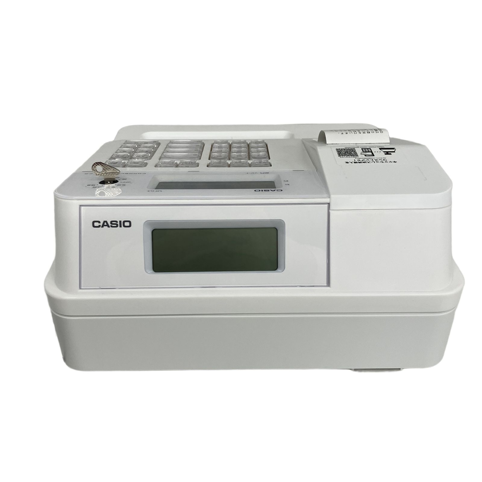 CASIO SR G 3 EX WE レジスター ホワイト レジ カシオ シンプル機能 コンパクト設計
