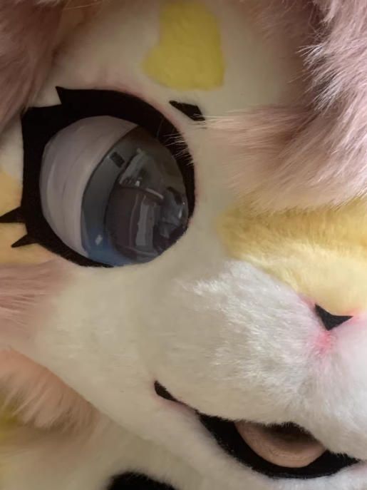 着ぐるみヘッド うさぎ NO.464 ピンク 黄色 全頭ヘッド ケモノ ファースーツ ぬいぐるみ コスプレ コスチューム kigurumi