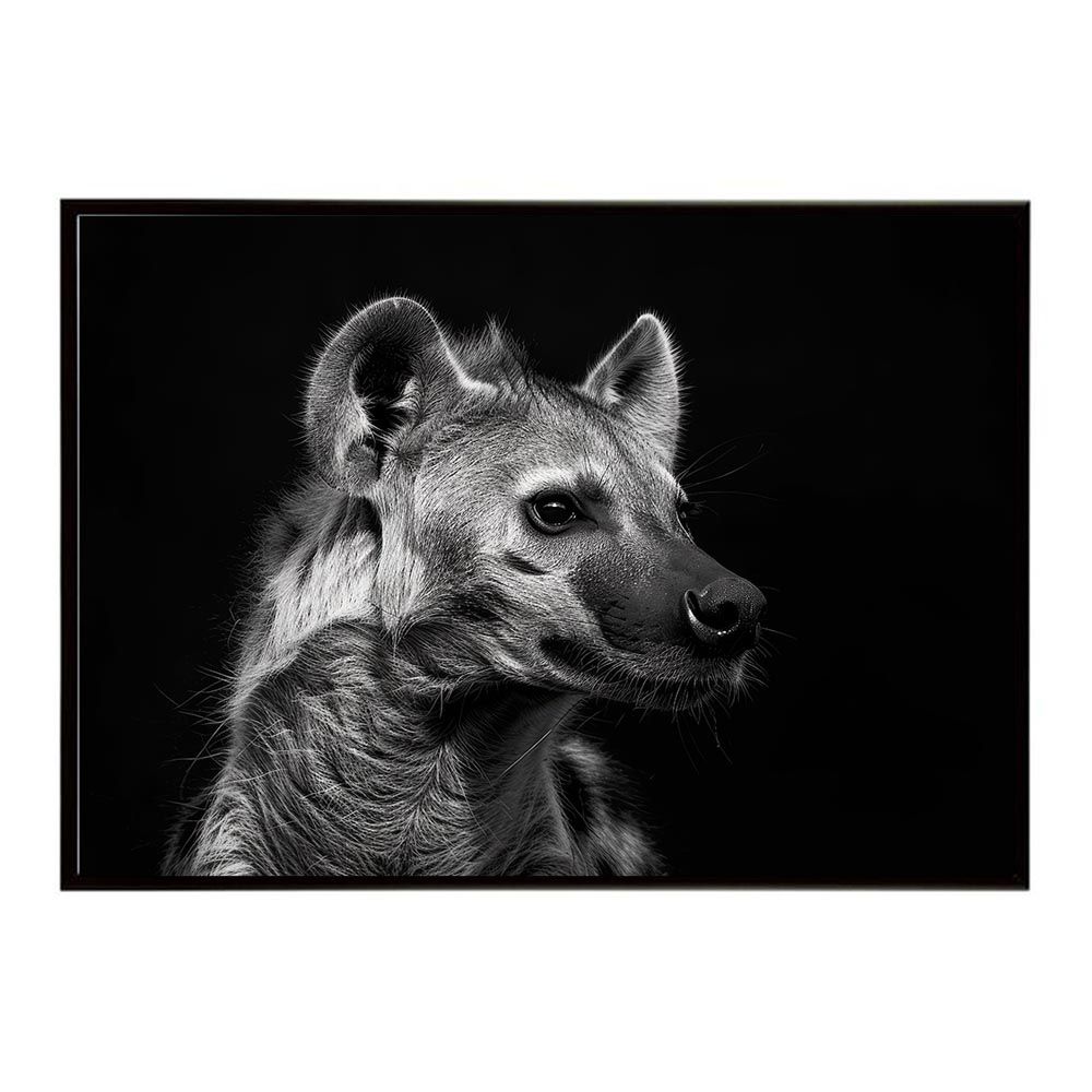 3D オーダーページ B2サイズ（約51x73cm）】【lh-poster-6619】Hyena ハイエナ ヒヒ