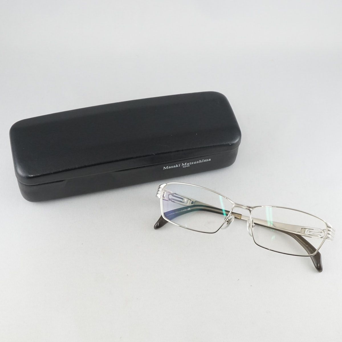 眼鏡 Masaki Matsushima マサキマツシマ MF 1201 メンズ シルバー アイウェア メガネフレーム X 8523