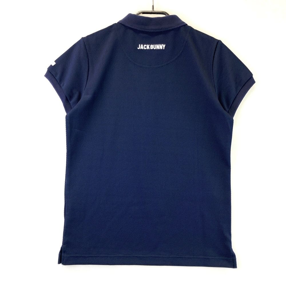 サイズ：0 JACK BUNNY ジャックバニー 半袖ポロシャツ ネイビー系