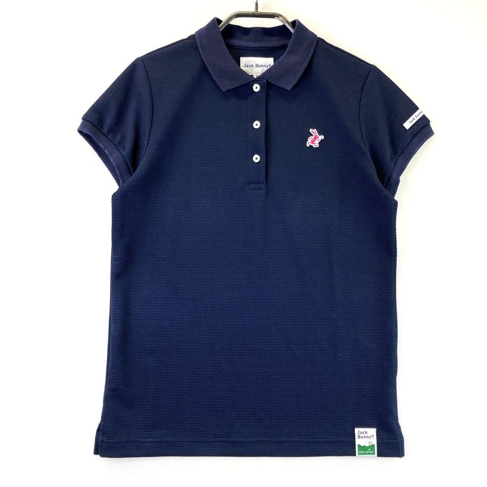 サイズ：0 JACK BUNNY ジャックバニー 半袖ポロシャツ ネイビー系