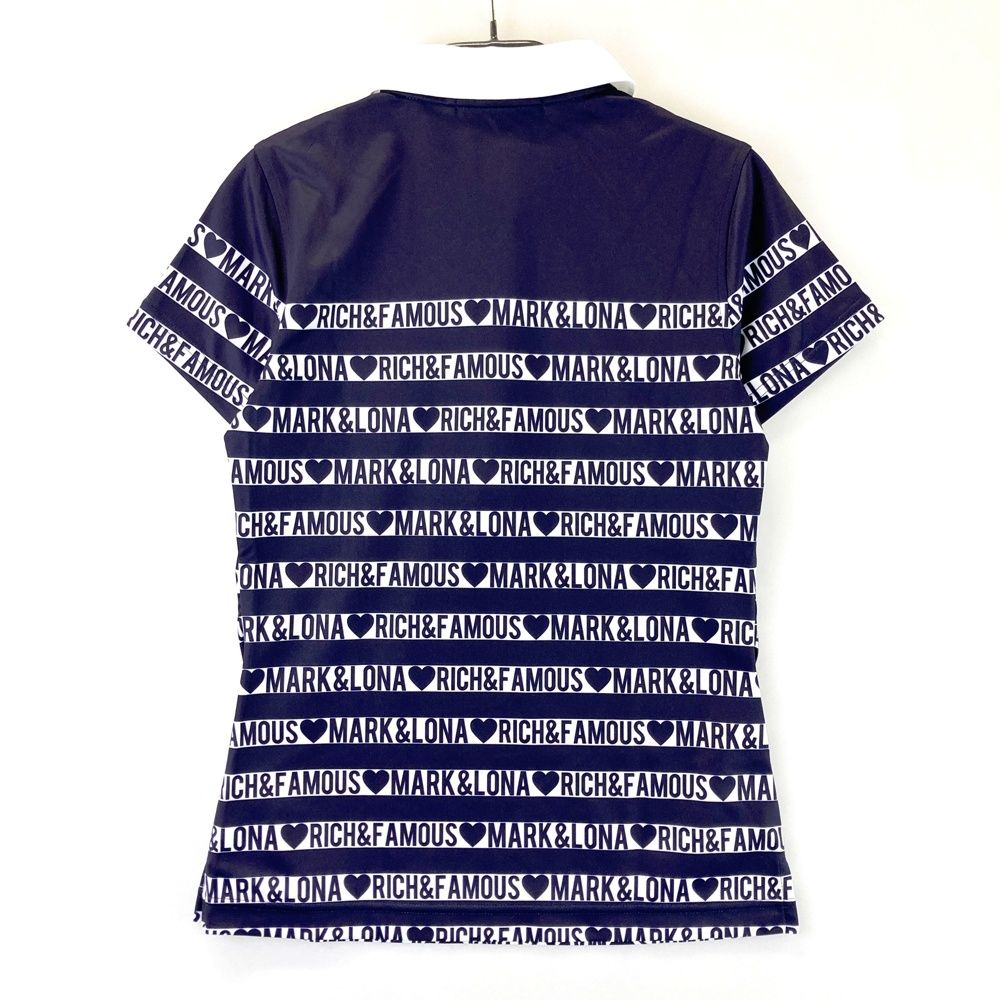 サイズ：36 MARK&LONA マークアンドロナ 半袖ポロシャツ ボーダー柄