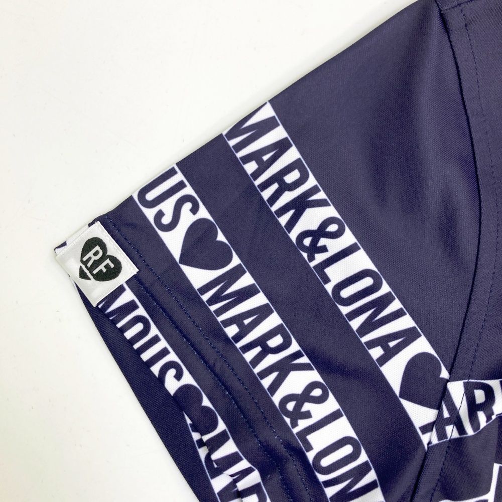 サイズ：36 MARK&LONA マークアンドロナ 半袖ポロシャツ ボーダー柄