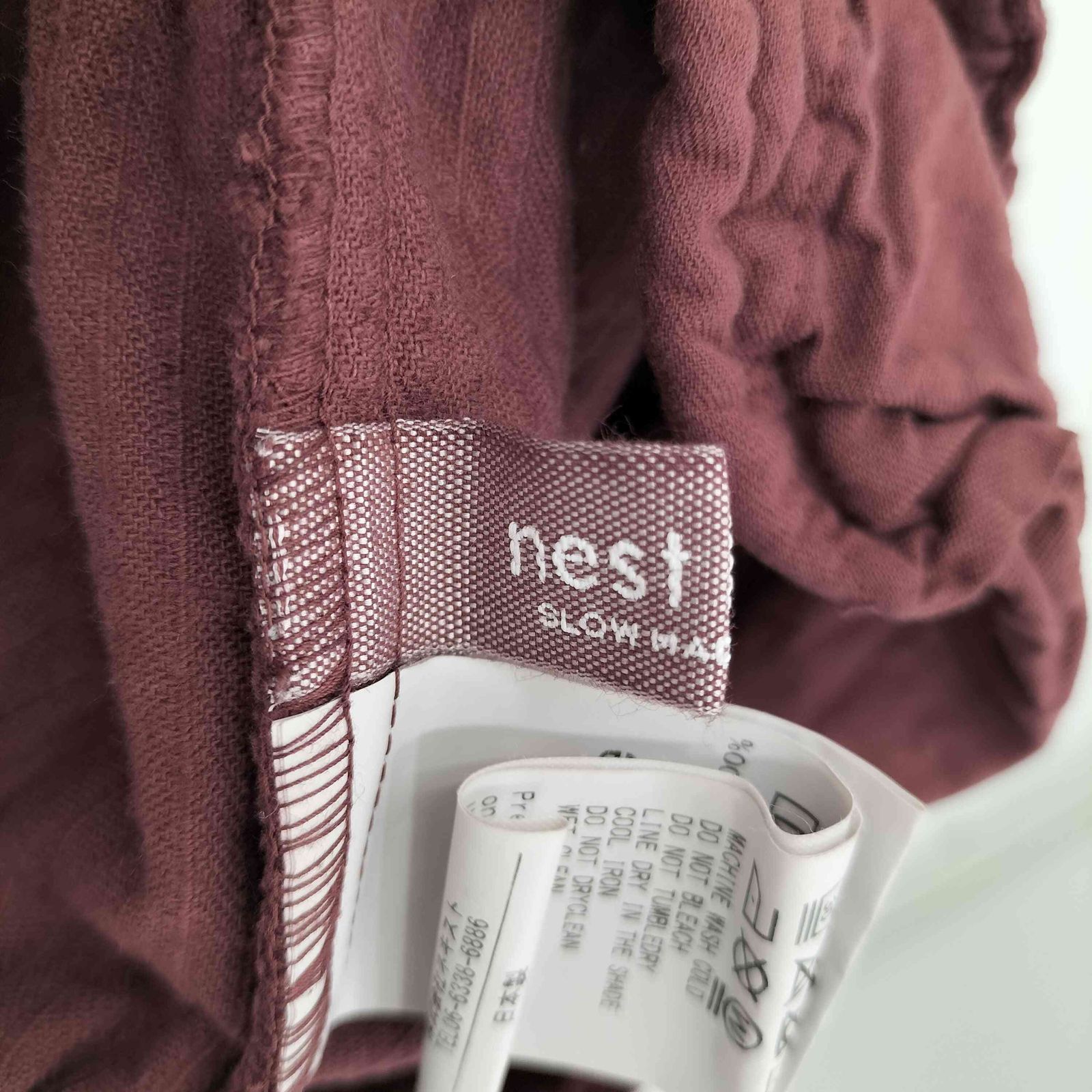 ネストローブ nest Robe 太畝コーデュロイ イージーパンツ レディース