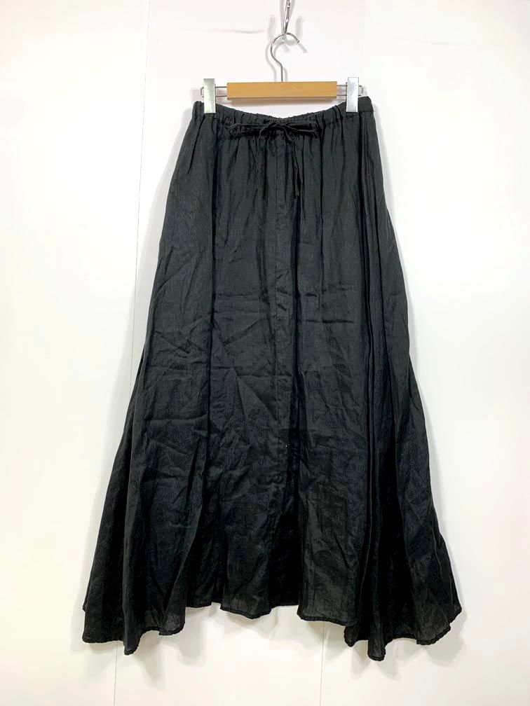 シャネル CHANEL リブタートルニット リボンベルト ブラック