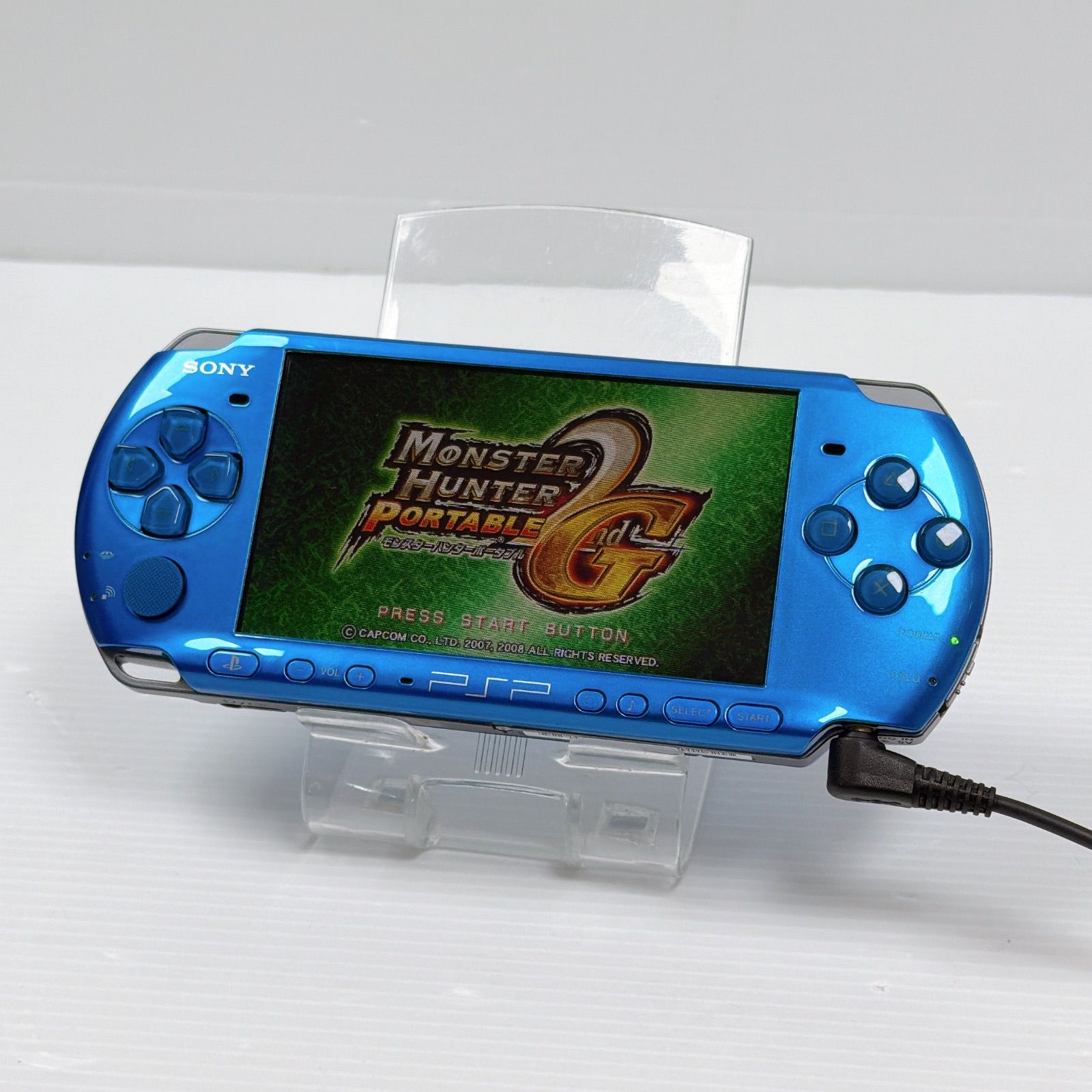 PSP 3000 バイブラントブルー FW 6 60 中期型モデル ソニー プレイステーション ポータブル SONY PlayStation Portable