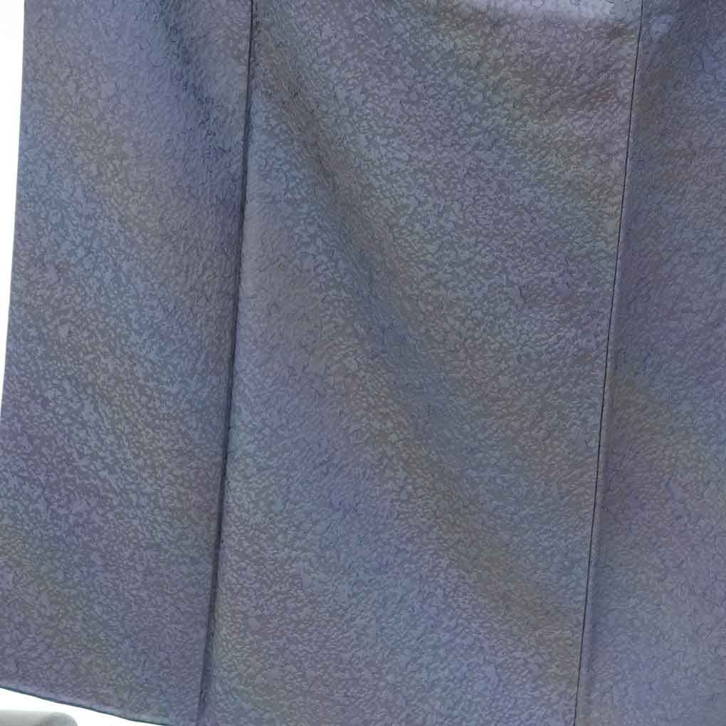 色無地 身丈157 cm 裄63 前幅25 後幅30 袖丈49 袖幅33 レディース 袷 ぼかし 裄Mサイズ 秋冬春用 正絹 シルク グレー やや難 リメイク リユース リサイクル 呉服のきくや