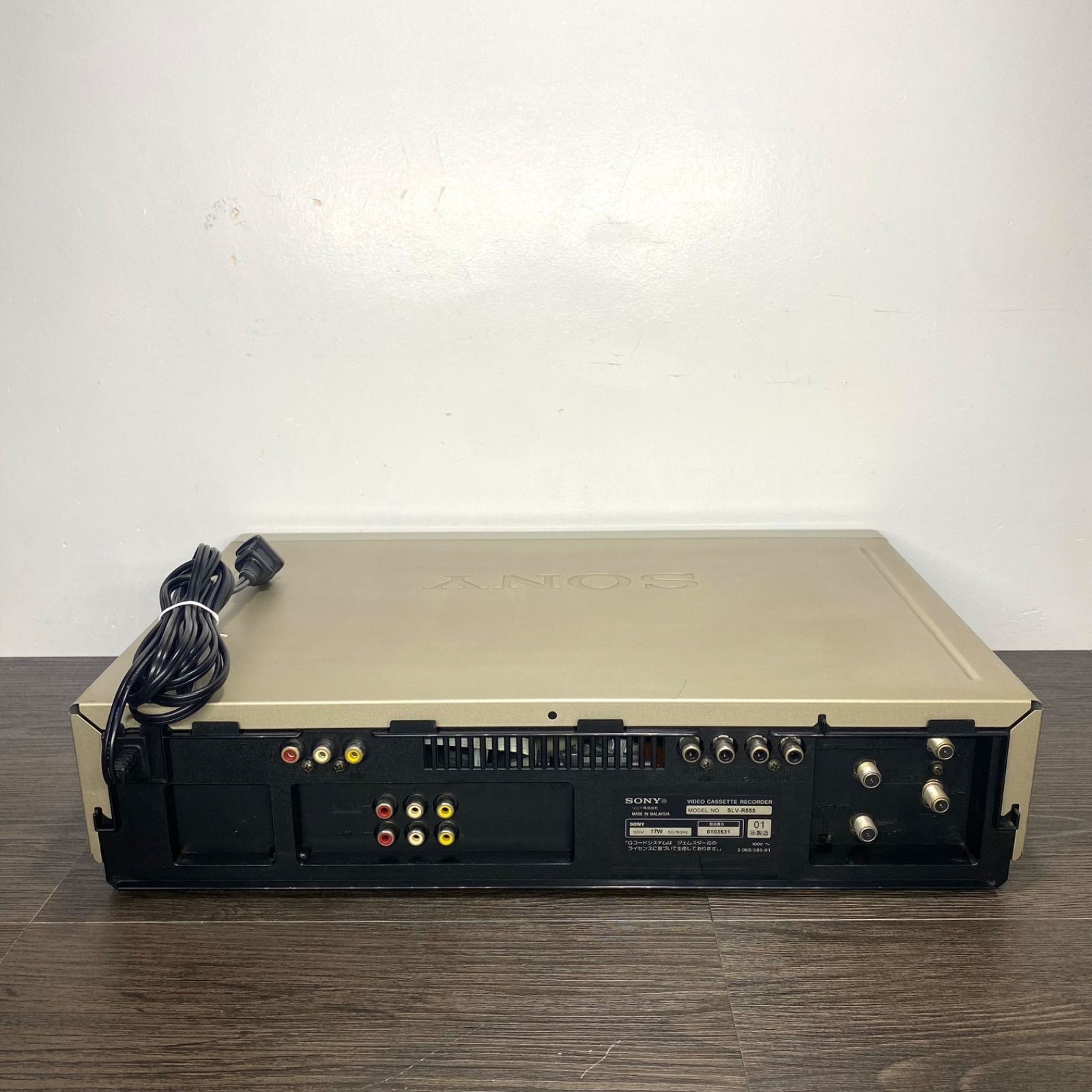 のビデオデッキ リモコン付き