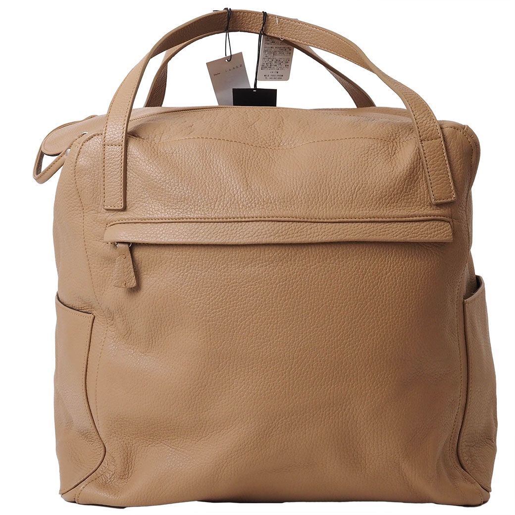 AL SOLITO アルソリト トラベルバッグ ボストンバッグ カプチーノ 16952 レディース 牛革 ポリエステル スクエアボストン 大きい 1泊 2泊