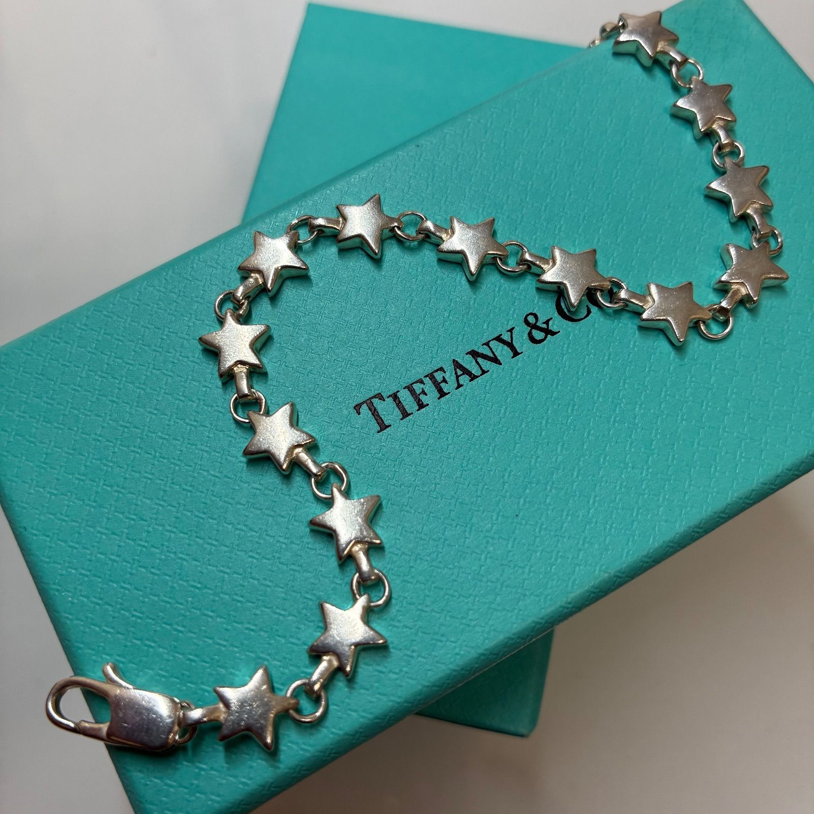 レア【美品】ティファニー TIFFANY パフスター ブレスレット SV925 星 