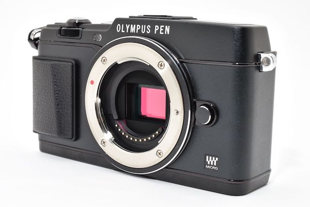 美品＞ OLYMPUS ミラーレス一眼 PEN E-P5 ボディ ブラック - メルカリ