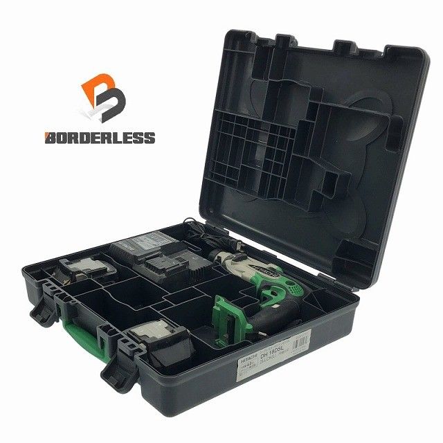 品 HITACHI 日立工機 18 V コードレスロータリハンマドリル DH DSL バッテリ 6 0 Ah 充電器 ケース付 充電式ハンマドリル114920