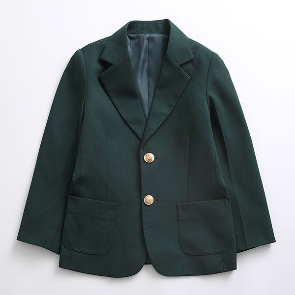 キッズスーツ 学生服 140 cm グリーン スカート 上下セット 冬服 女子 女の子 子供服 スクール服 スクールブレザー フォーマル 卒業式 入園式 受験 小学校 中学生 通園 通学 卒園式 発表会 上着 dt 105 x 1
