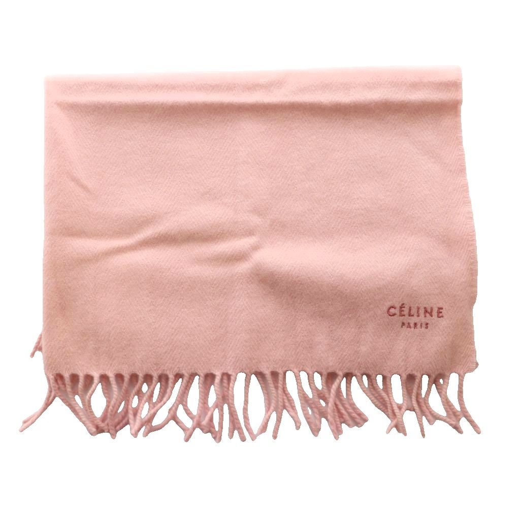 新品未使用 セリーヌ CELINE ストール 膝掛け 65x120cm CELINE ブランケット セリーヌ セリーヌ新品未使用 海外通販 未使用