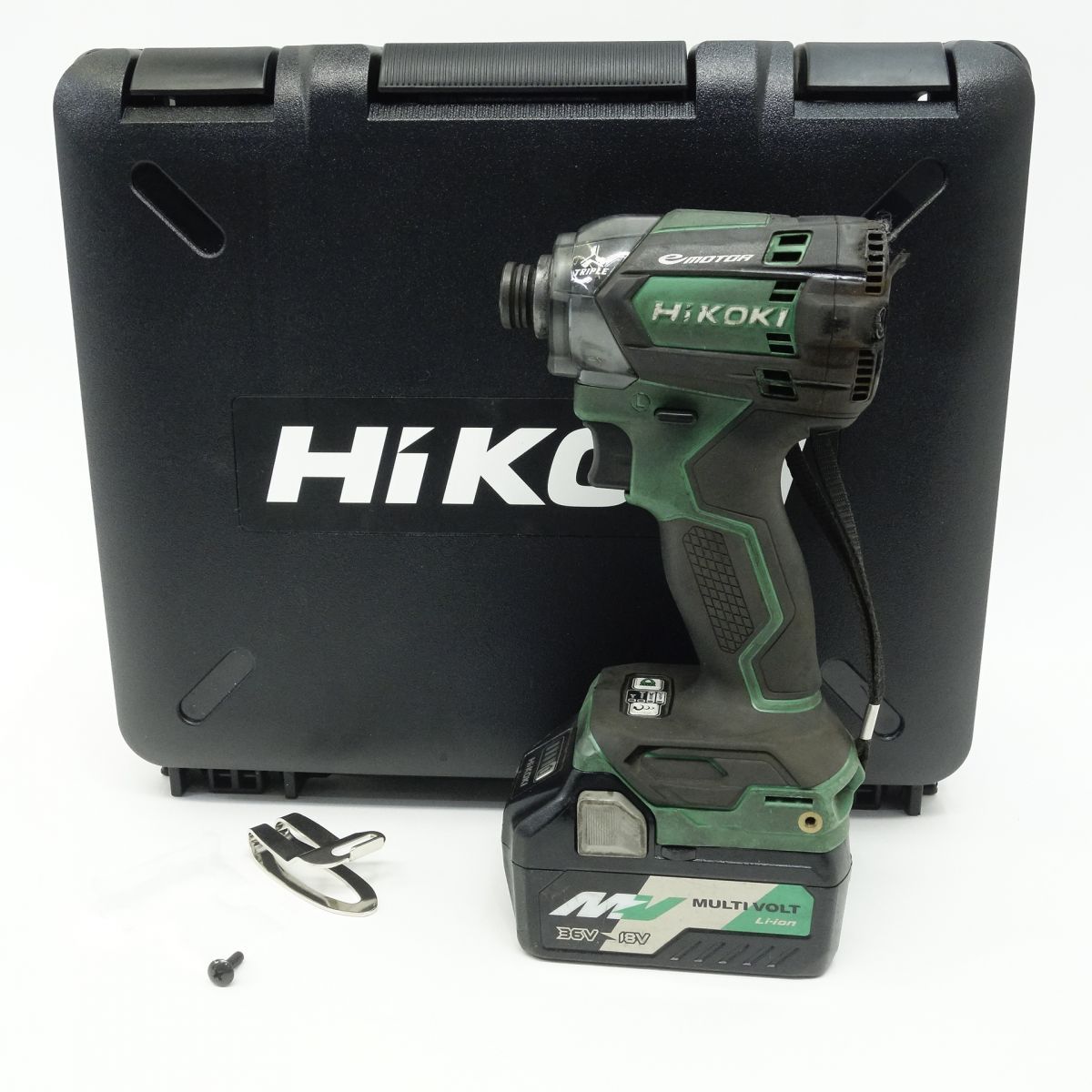 HiKOKI ハイコーキ 18 V コードレスインパクトドライバ WH DC バッテリー ケース付き