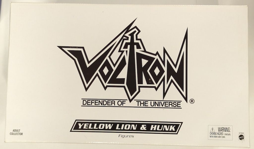 MATTEL VOLTRON DEFENDER OF THE UNIVERSE YELLOW LION HUNK