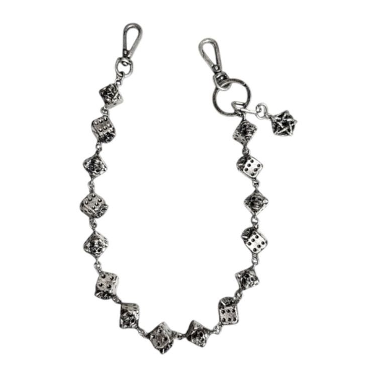 SKULL DICE 15 LINK CHAIN