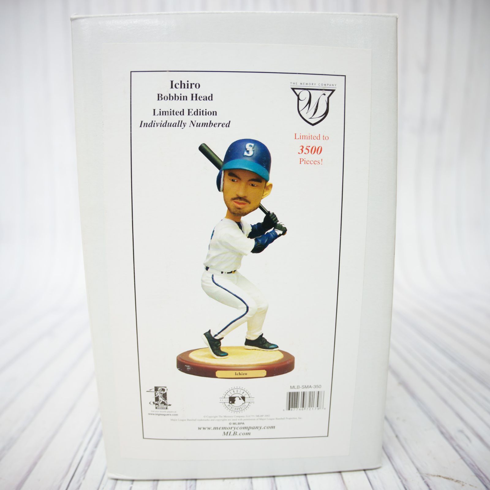 m 001 J 60 1. ♥ マリナーズ イチロー 絶版 3500 メモリーカンパニー社 ボブルヘッド フィギュア 保管品