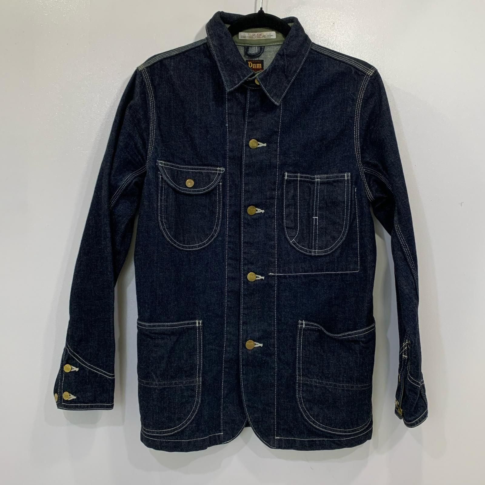 Denime ドゥニーム カバーオール 30 s Denim CoverALL Jacket DT 12 AS ネイビー サイズ 93