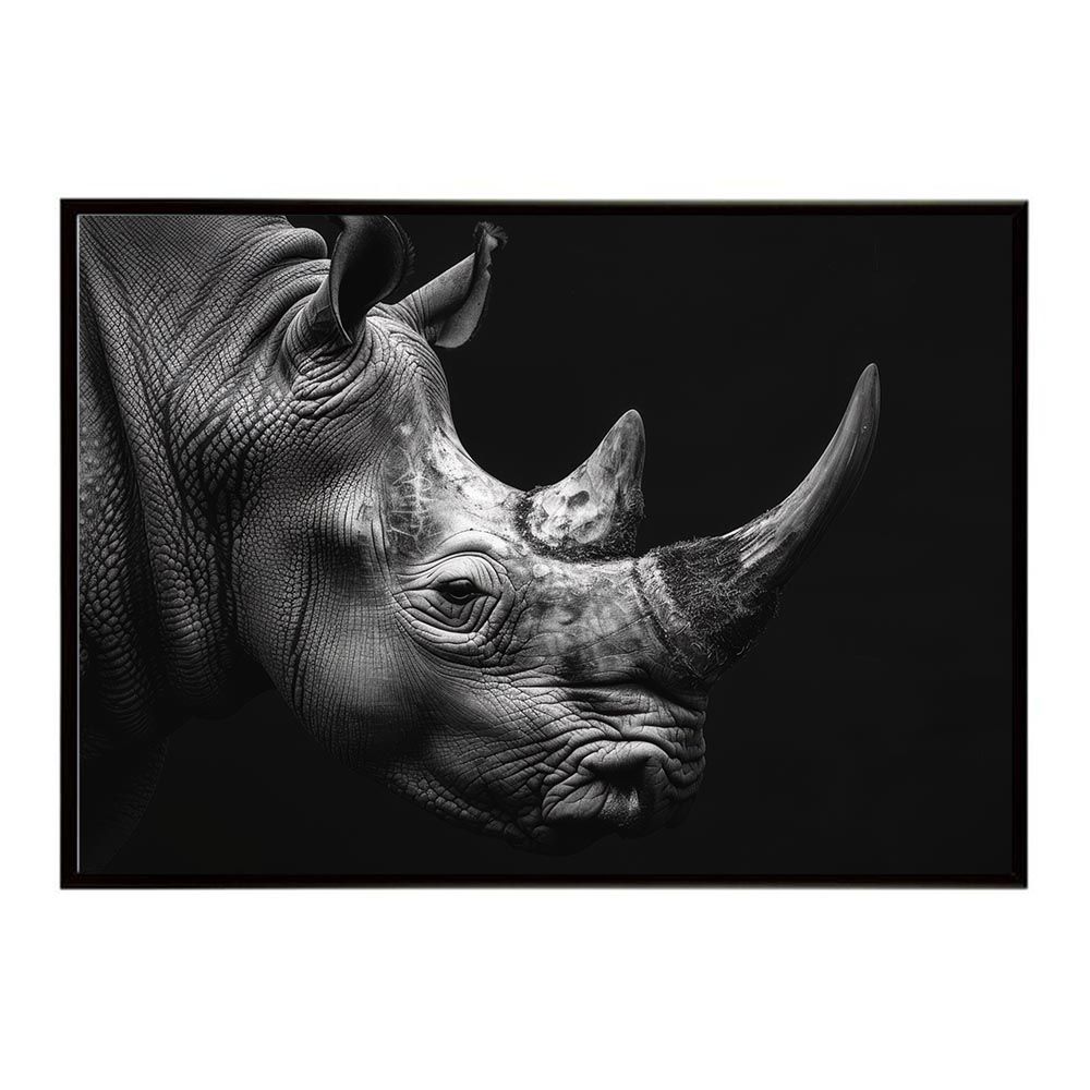 A1サイズ（約59x84cm）】【lh-poster-6846】Rhinoceros サイ リノ