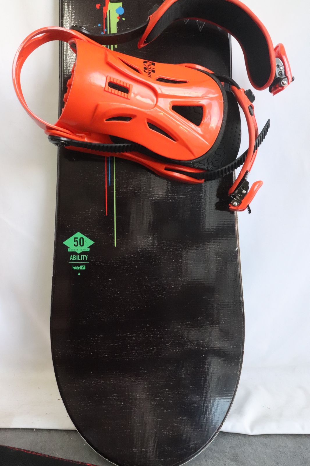 ト長】HEAD スノーボード 板 約150cm バインディング kissmark UNLIMIT