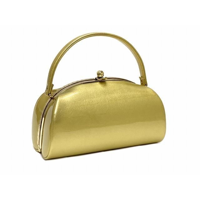 礼装向け 無地草履バッグセット フリーサイズ 草履24 cm ゴールド ギリシア雷文