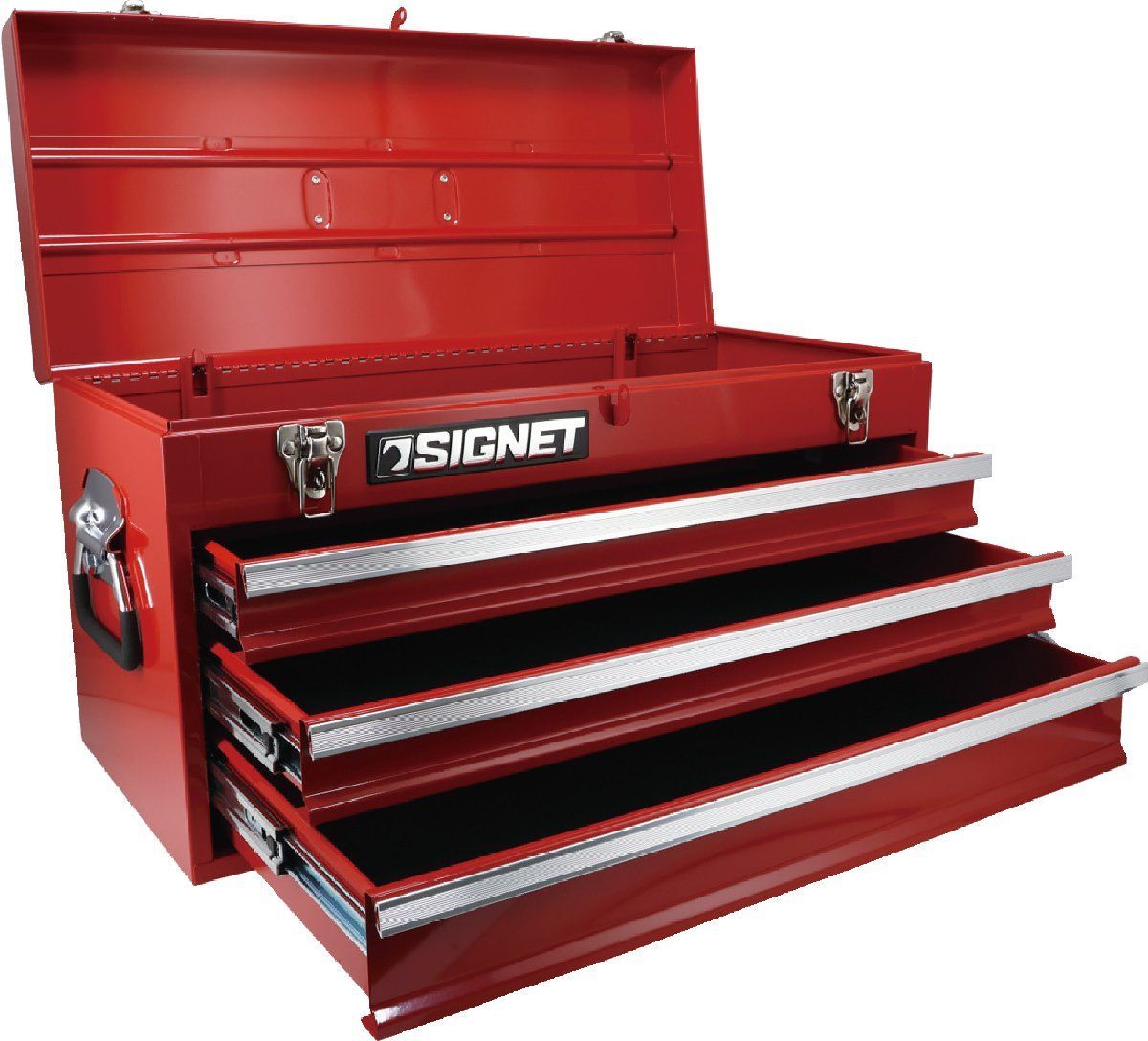 シグネット SIGNET 54340 W|O 3段 ツールボックス レッド 品番 工具箱 道具箱 車 バイク 整備 工場 ガレージ 機械
