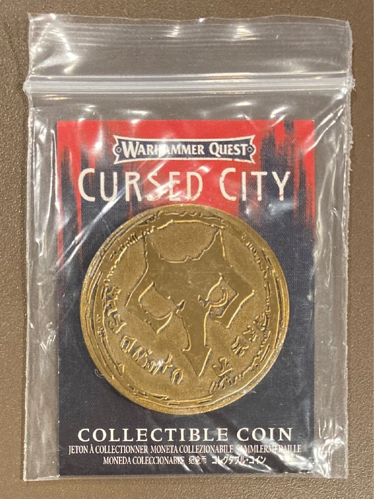 GAMES WORKSHOP WARHAMMER コレクタブル・コイン（Cursed City） Collectible Coin