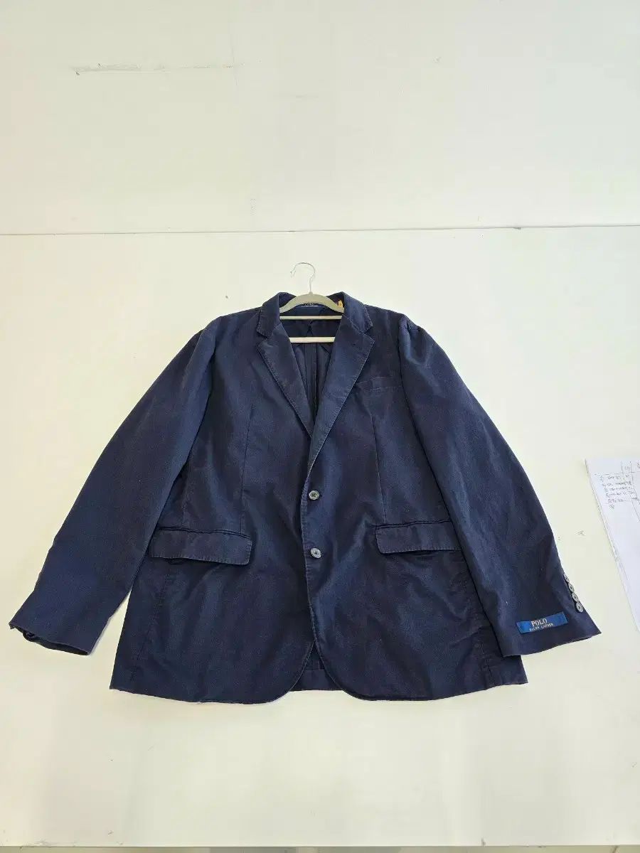 ポロラルフローレン ジャケット ネイビー コットン ブレザー