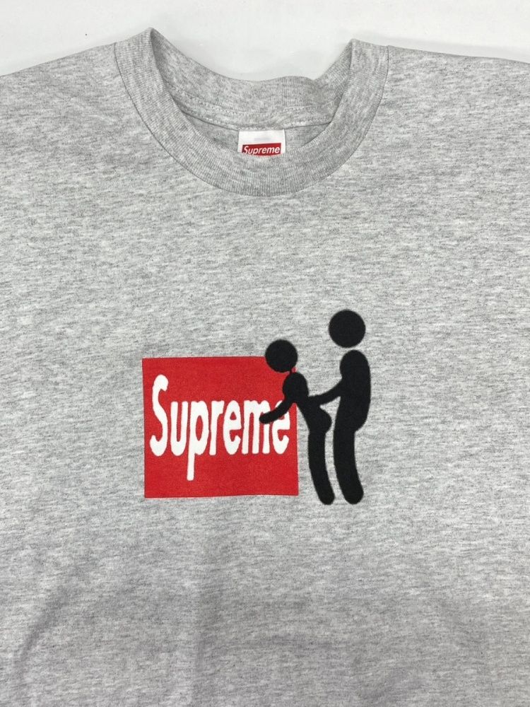 シュプリーム SUPREME 25AW Stick Tee Ash Gray スティック Tシャツ