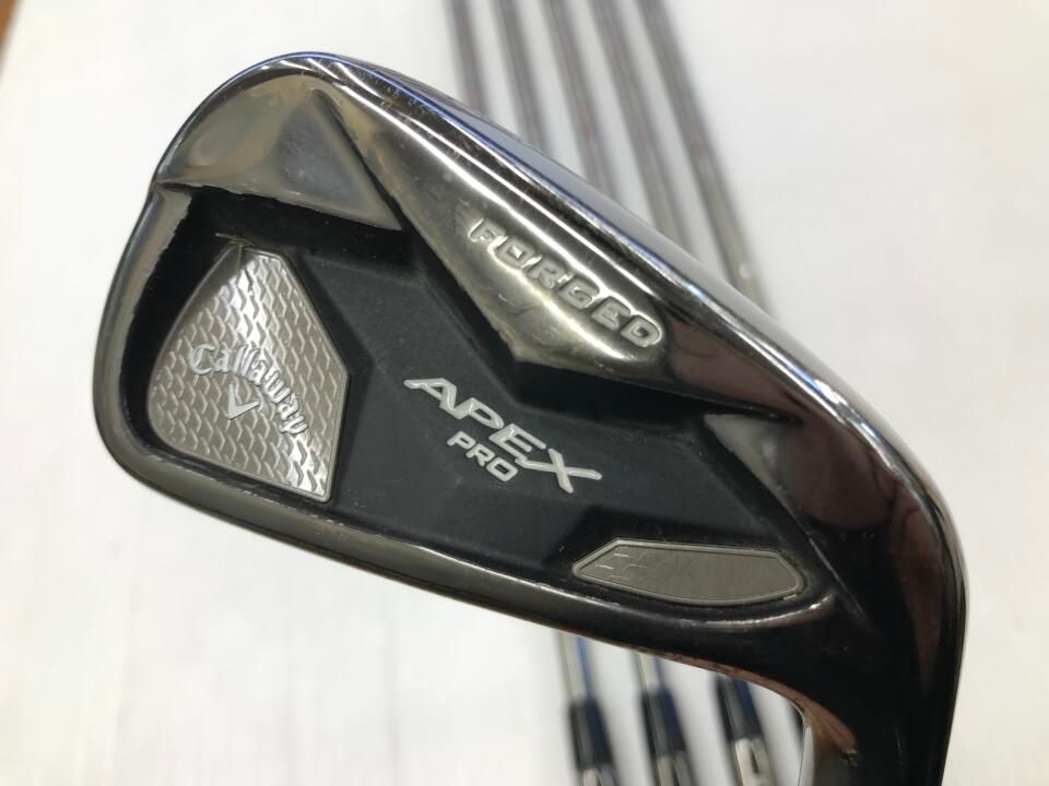 キャロウェイ APEX PRO 2019 SMOKE NSプロ MODUS 3 TOUR 120 BLACK Sフレックス アイアンセット 最短