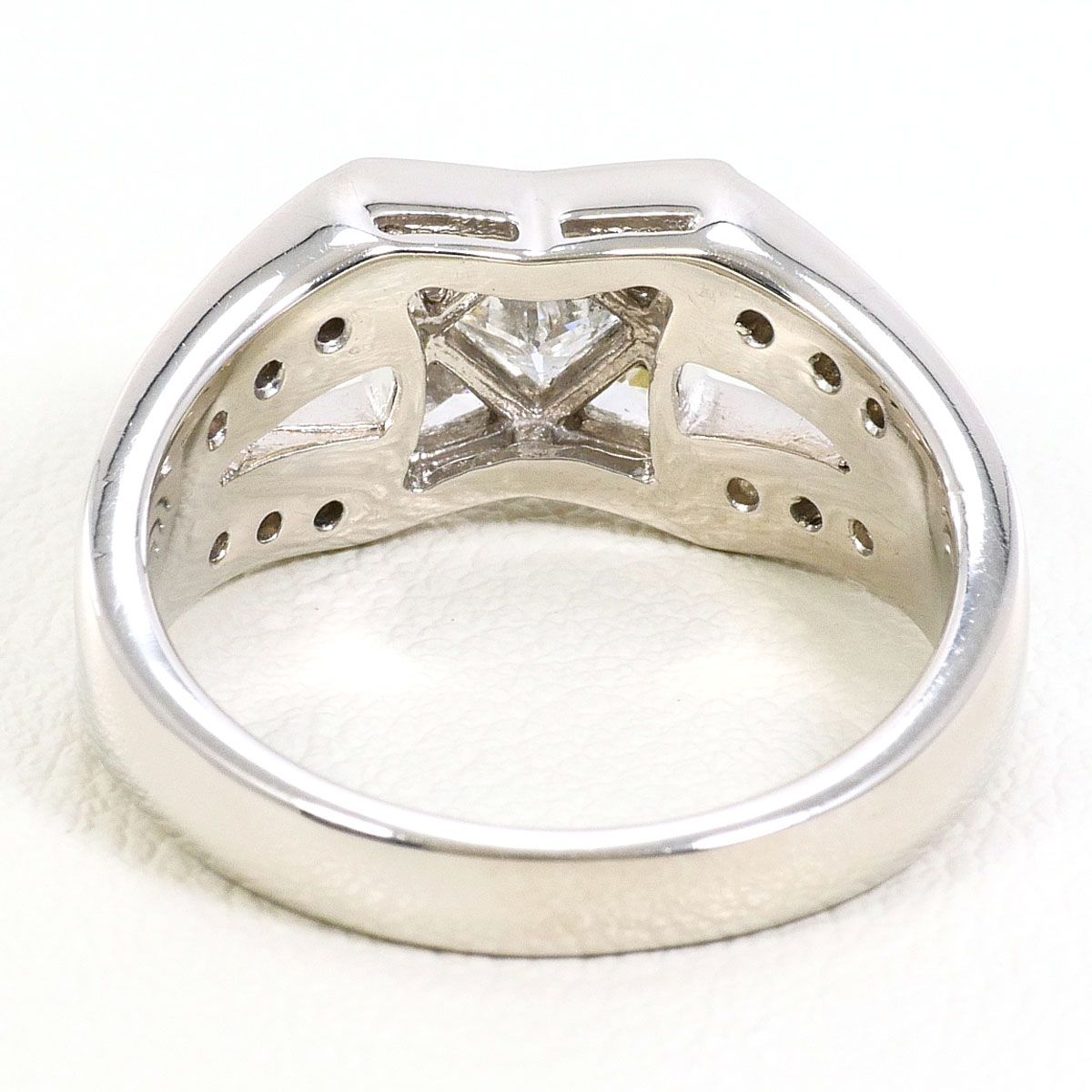 Pt900 Pt 900 プラチナ ヴィンテージ リング 8.8g 15号 レディース