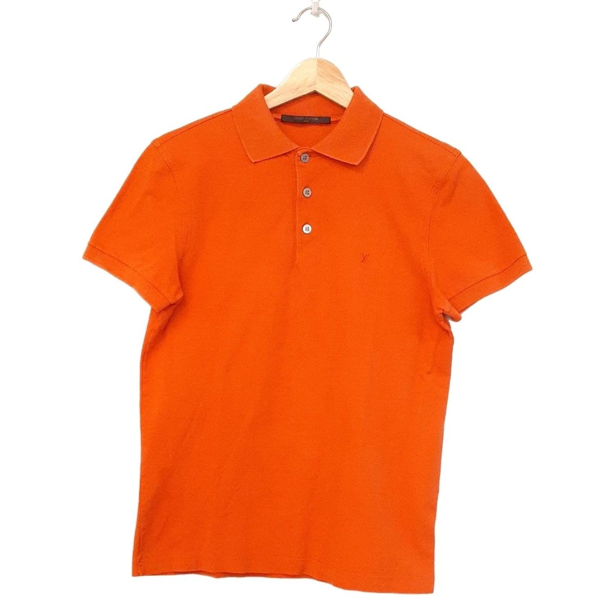 LOUIS VUITTON ルイヴィトン 半袖ポロシャツ サイズXXS XS メンズ 不鮮明 オレンジ
