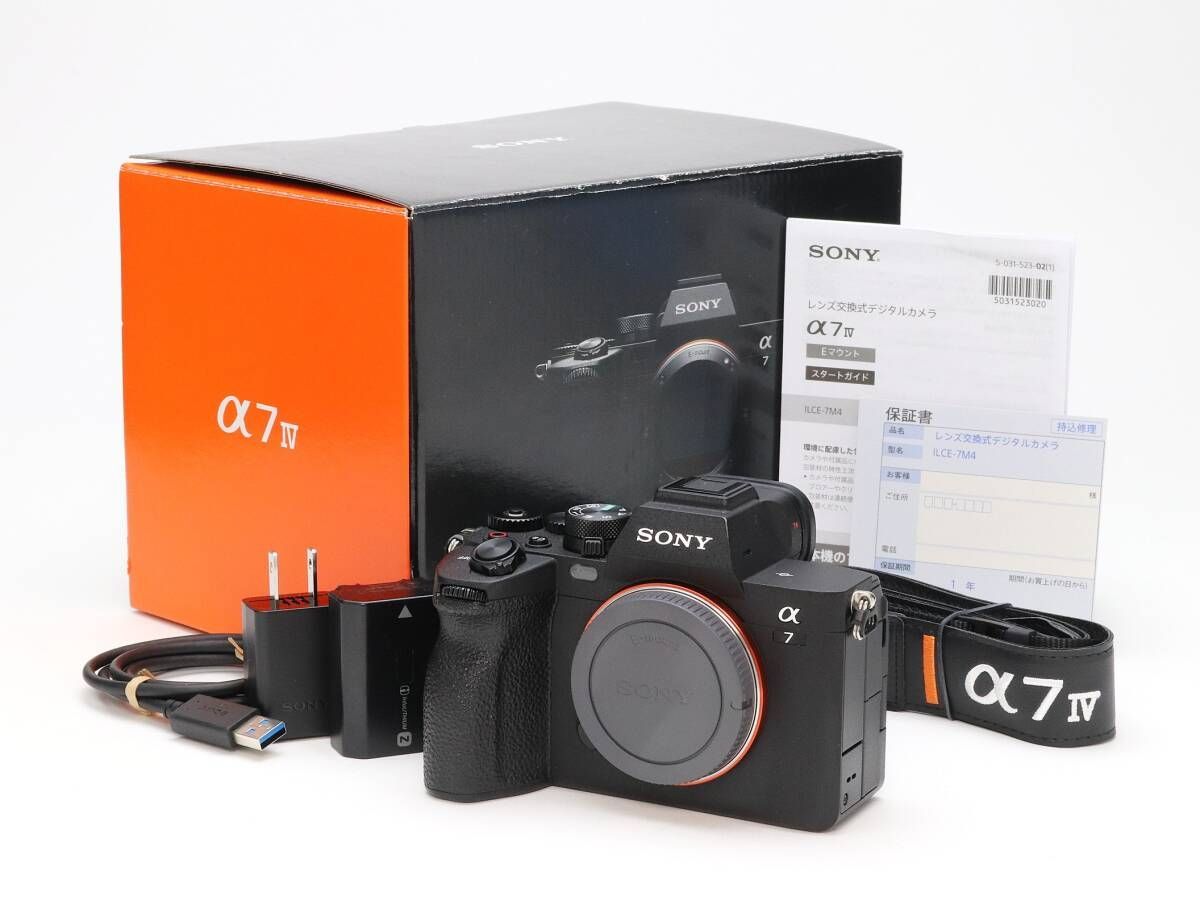 A+ (美品) SONY ソニー α7 IV ILCE-7M4 ボディ シャッター数 26,928枚