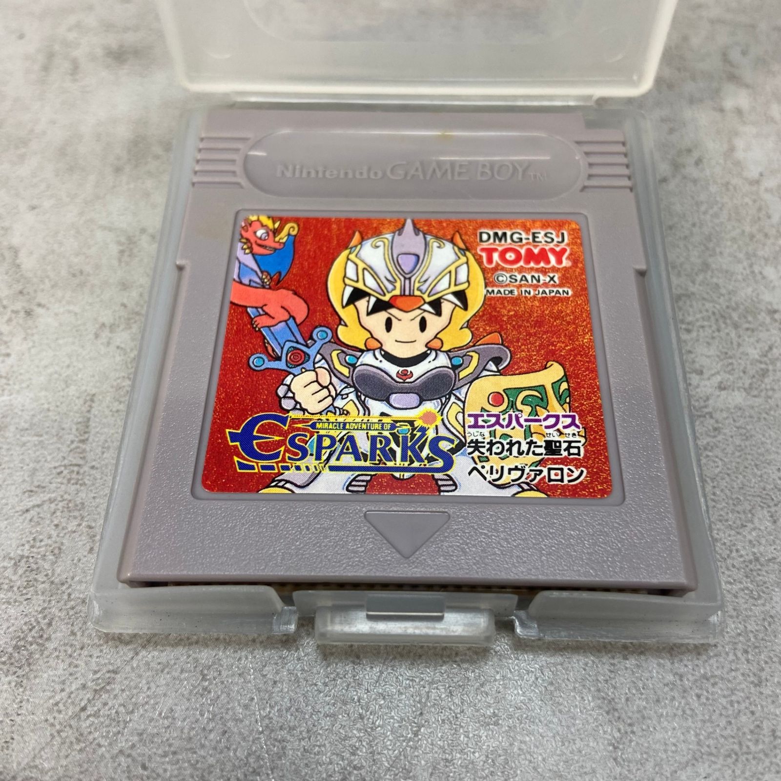 トミー エスパークス 失われた聖石 ペリヴァロン 任天堂 ゲームボーイ ソフト Nintendo GAMEBOY TOMY ESPARKS