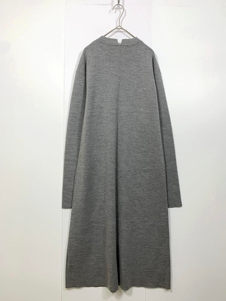 l’heritage martinique レリタージュ マルティニーク A 0333 KA エキストラファインメリノハイネック ワンピース グレー レディース
