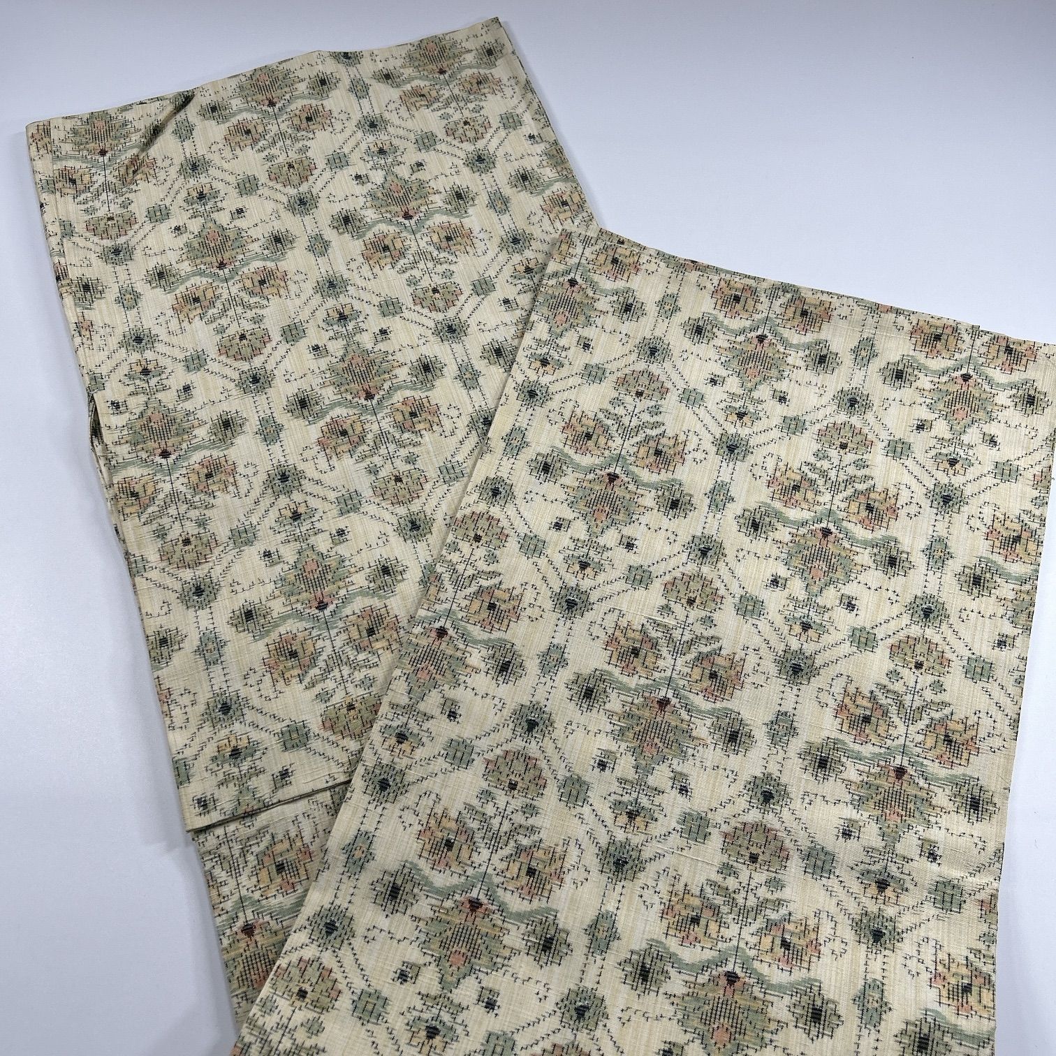 単衣 紬 6枚 正絹 着物まとめ売り 同梱購入歓迎 リメイク用 着付け練習